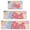 Vibrant Mixed Pioneer, variant on Colorful Geometric Striped Pattern Kitchen Rugs Sets Of 3,Kitchen Runner Rugs Non Skid Washable,Decorative Kitchen Floor Mats for Kitchen,Sink,Laundry,17"x30" 17"x47" 17"x59"