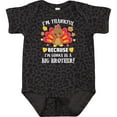 thumbnail image 3 of Inktastic Thanksgiving I'm Thankful Because I'm Gonna Be a Big Brother Boys or Girls Baby Bodysuit, 3 of 5
