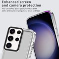 thumbnail image 4 of Mantto Slim Crystal Clear Case for Samsung Galaxy S24 Ultra, Anti-yellowing Transparent Shockproof Lightweight Support Wireless Charging Ultra-Thin Phone Case for Samsung Galaxy S24 Ultra,Clear, 4 of 8