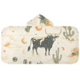 thumbnail image 5 of Yayeee Kids Hooded Towels Toddler Soft Absorbent Beach Bathing Wrap 50" x 23.5", Cowboy Pattern, 5 of 5