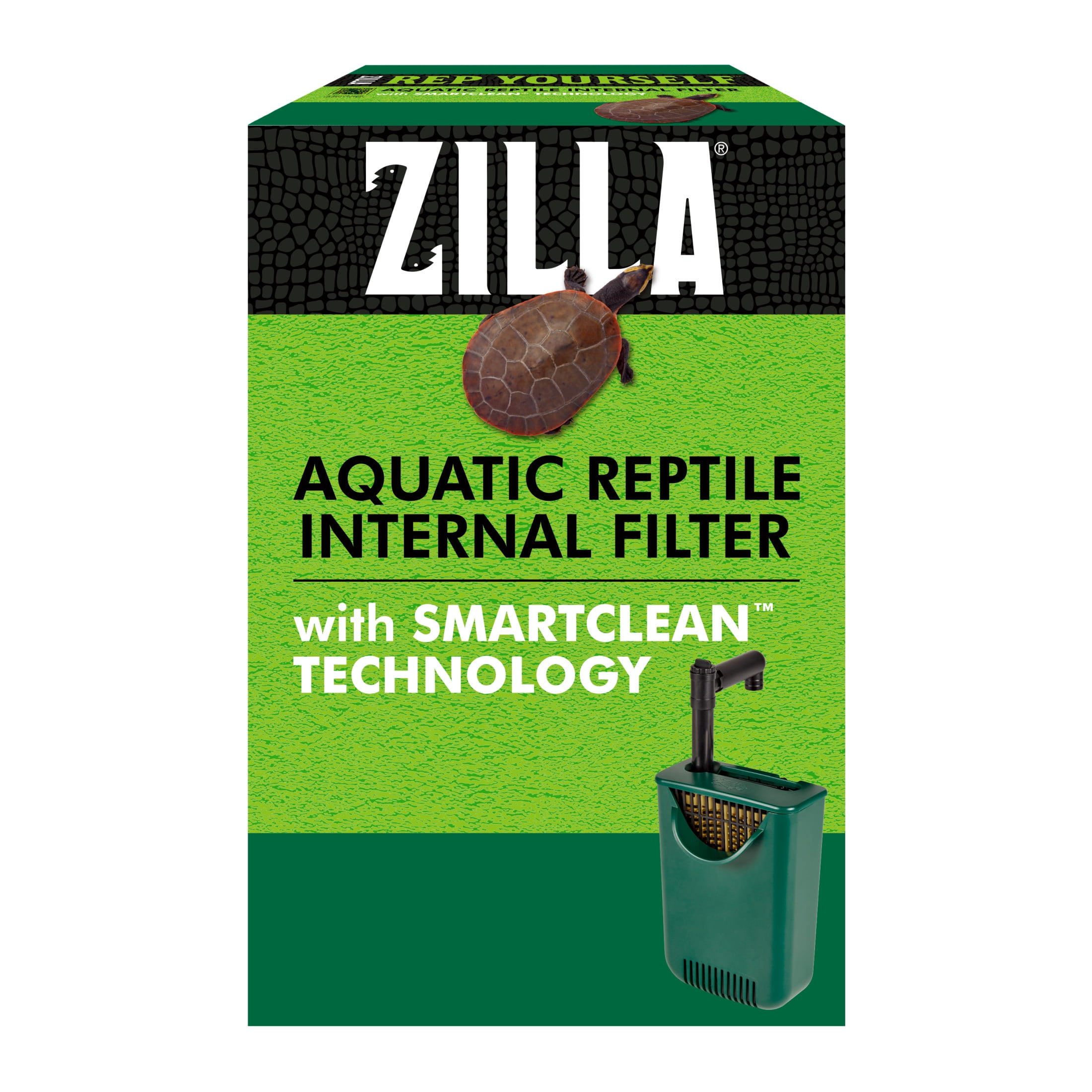 Zilla Aquatic Reptile Internal Filter with SmartClean™ Technology