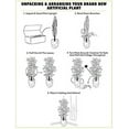 thumbnail image 2 of Nearly Natural 5937 4.5ft. Golden Cane Palm with Decorative Container,Green,4.5-Feet, 2 of 5