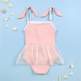 thumbnail image 6 of SXcggal Toddler Baby Kids Girls Strap Sleeveless Tulle Swimsuit Bathing Suit Swimwear Beachwear Outfit Fashionable Comfortable Girls Dress, 6 of 7
