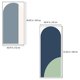 thumbnail image 1 of Wall Decoration Arch Wall Stickers Nursery Decoration Pvc Dark Blue Strong Adhesive 2Pcs, 1 of 3