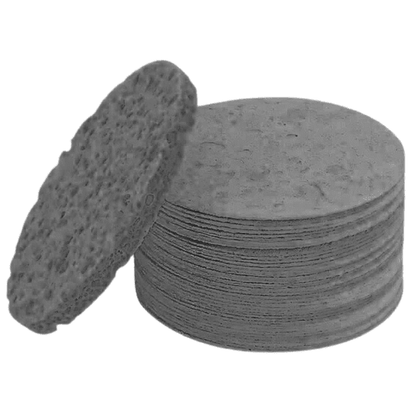 Esponjas Faciales Comprimidas de Celulosa Pack 48 Unidades Negro – Limpieza Profunda y Suavidad Extrema