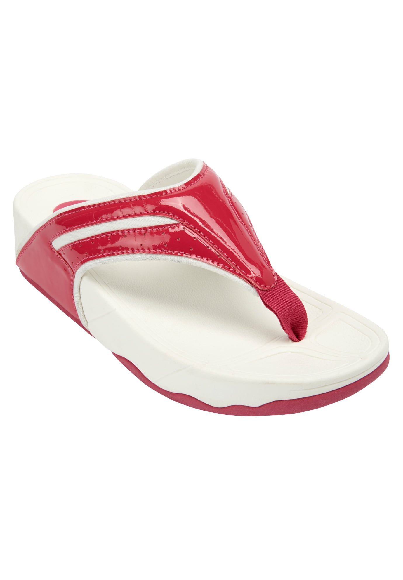 Comfortview - Comfortview Women's Wide Width The Sporty Thong Sandal ...