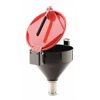 Pig Drum Funnel,Red,Steel,NPT DRM1127-RD-NPT