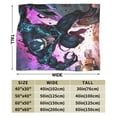 thumbnail image 3 of Venom Throw Blanket Kids Plush Blanket Ultra-Soft Micro Flannel Fleece Blanket for Bedding Sofa Travel 30"x40", 3 of 7