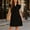 Black, variant on Royisotas Dresses for Women Loose Solid Short sleeve Ruffle Mini A-line Womens V-neck Casual Dress