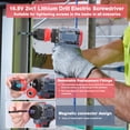 thumbnail image 4 of Spirastell Electric drill,2in1 Drill Torque Motor Screw Drill Screwdriver Motor Screw Driver 45Nm Torque Motor HUIOP Tool Appliances Furniture Installation Tool 45Nm Torque El, 4 of 7
