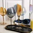 thumbnail image 2 of lanema Oblique Cut Red Wine Champagne Glass Home Colorful Amber for Grey Glasses Restaurant for Creative Goblet, 2 of 18