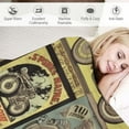 thumbnail image 3 of Nawypu Motorcycle Gifts for Men and Women Throw Blanket for Couch Sofa Bed Plush Throw Blanket Soft Cozy Bedding for Kids and Adults Bedroom, 3 of 6
