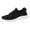 Black, variant on nsendm Womens Walking Shoes Lightweight Comfortable Casual Slip On Fashion Sneakers Platform Sneakers for Women Fashion White 40