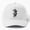 White, variant on Turtle Samurai Optical Illusion 3 Baseball Cap, Warrior Reptile Hat Style
