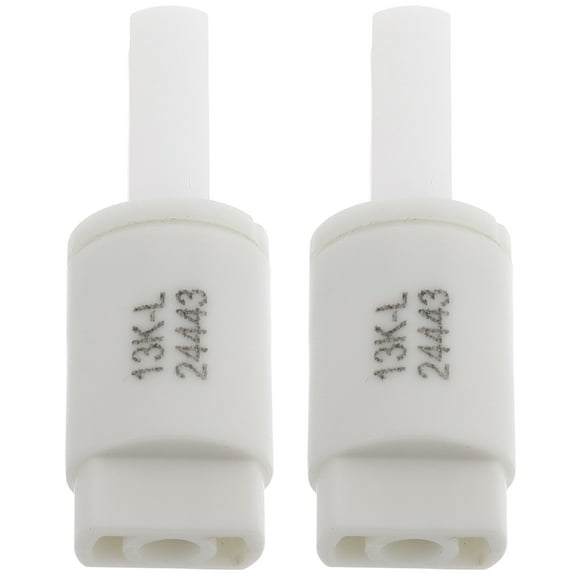 WEUVEB Soft Close Buffer Hinge White Toilet Seat 2Pcs