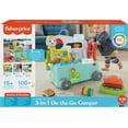 thumbnail image 6 of Fisher-Price Laugh & Learn 3-in-1 On-the-Go Camper Infant Walker & Toddler Activity Center, Unisex, 6 of 8