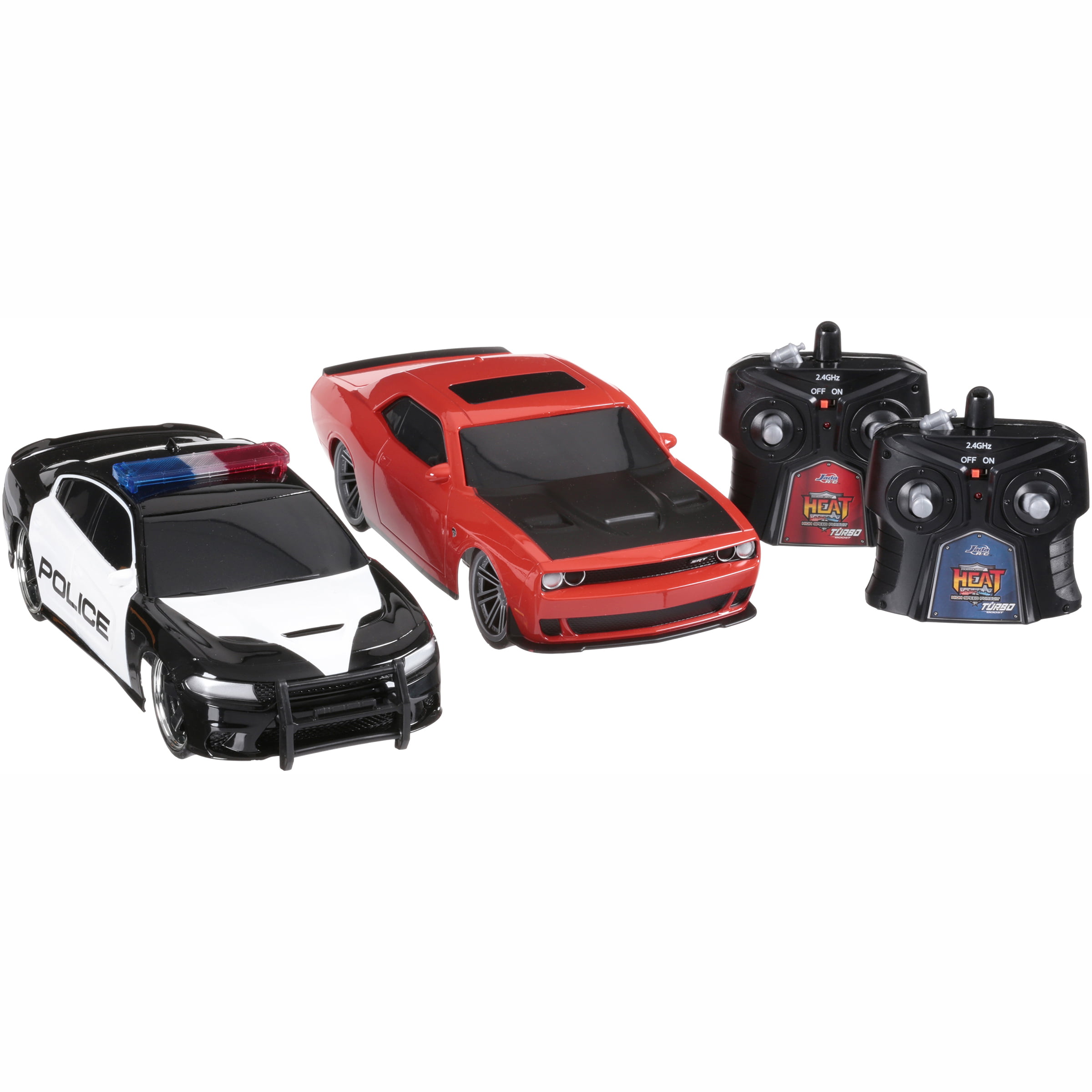 Radio Control Chase Twin Pack Cars 8 pc 