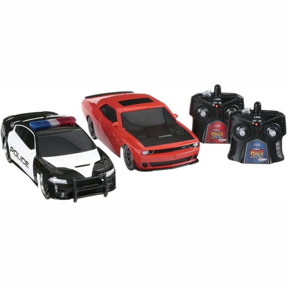 Jada R/C™ Hyper Chargers® Radio Control Chase Twin Pack Cars 8 pc Box