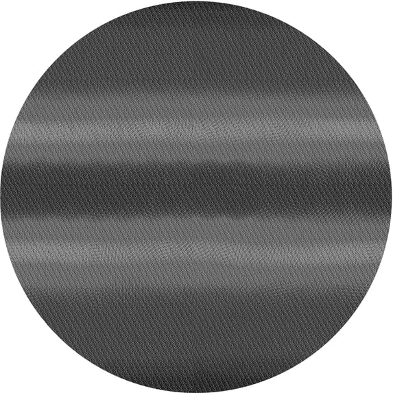 Ahgly Company Machine Washable Indoor Round Transitional Gray Brown Area Rugs, 8' Round