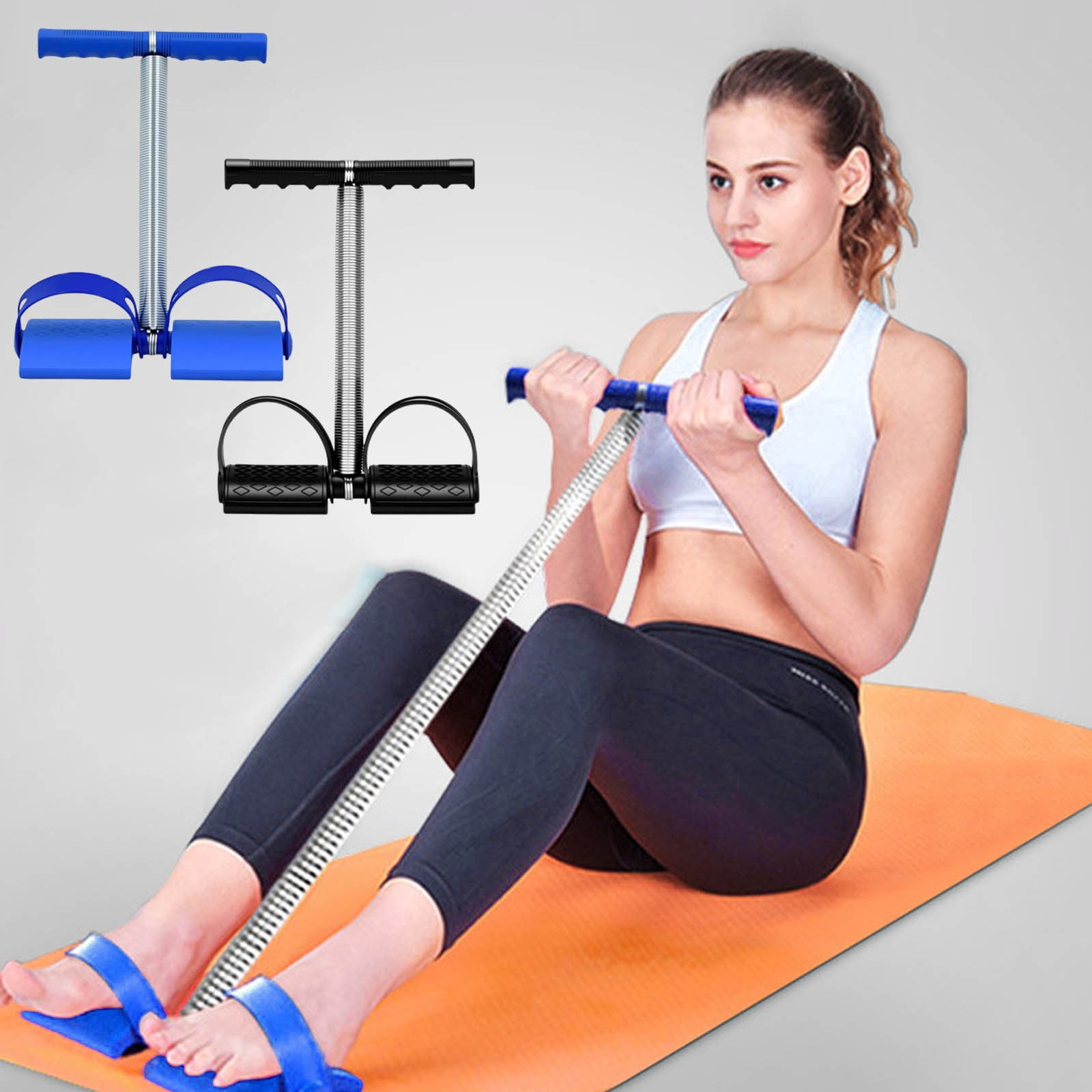 2025 Pedal Puller Resistance Bands - Professional Sit Up Assist Equipment with Spring, Full Body Workout Bands for Abs, Legs & Chest, Home Gym Exercise Gear for Men & Women