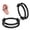 Black C, variant on G23 Titanium Conch Piercing Jewelry Set: 16G 8mm/10mm/12mm Double/Triple Hoop Nose Septum Rings Hypoallergenic Hinged Segment Clicker Helix Cartilage Conch Earrings