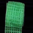 thumbnail image 2 of The Ribbon People Green Solid and Sheer Check Wired Craft Ribbon 3" x 27 Yards, 2 of 2