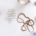 thumbnail image 3 of DIY Chandelier Accessory Stainless Steel Connection Ring for Crystal Drop Pendant Coffee Color 300pcs, 3 of 9