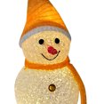 thumbnail image 2 of Lámpara de tierra de muñeco de nieve con pilas de luz LED para jardín de Navidad para fiesta de Navidad, 2 of 7