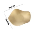 thumbnail image 3 of Fiudx Ofertas del día Galvanoplastia Esquina doblada Placas de joyería onduladas Placas de almacenamiento de forma irregular Placas de exhibición de cerámica Adornos Posando Placas de tiro, 3 of 6
