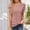 Hot Pink, variant on Womens Summer Tops with Short Sleeves Short Sleeve Shirt Women T Shirts Solid Color Tops Plus Plus Size Blouses for Women Dressy My Reorder List