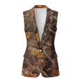 thumbnail image 2 of Uorisanigo Dried Branch Waistcoat Vest Women Sleeveless Size XL Women's Suit Vest Top Button Down Lightweight Waistcoat Vests Elegant, 2 of 7