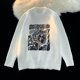 thumbnail image 2 of Suéteres de cuello redondo con estampado retro japonés 2022 para hombre, suéteres de punto de anime vintage Harajuku, suéteres casuales, ropa de lujo Y2K, 2 of 5