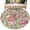 Green, variant on Round Rugs 5Ft, Flowers Vintage Round Area Rug Washable Indoor Throw Carpet, Green Leaves Pastoral Floral Country Soft Non Slip Circle Rug for Cabinet Bathroom Home Decor Aesthetic