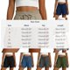 thumbnail image 5 of Shorts de Verano de Cintura Alta para Mujer, Casuales, Cintura con Cordón, Poliéster Elástico, Shorts de Pierna Recta con Bolsillos, Azul Marino, XL, 5 of 5