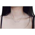 thumbnail image 2 of Silver Sideways Pendant Necklace Arrow Design Necklace For Women Men, 2 of 4