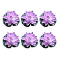 thumbnail image 1 of tredstone 6x Wide Application Pond Garden Decor With Good Texture Artificial Lotus Lotus Artificial Purple 1Set, 1 of 6