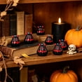 thumbnail image 5 of Plastic Halloween Pumpkin Decorations, Realistic Artificial Orange Pumpkins for Fall Tabletop Decor, Thanksgiving Harvest Mantel Display, Spooky Party Supplies Indoor Outdoor Home Accent, A, 5 of 5