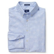 GANT Men's Capri Blue Dobby Stripe Star Fitted Shirt 365682 Size Medium