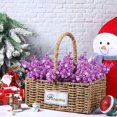 thumbnail image 3 of 36 Pcs Christmas Glittered Berries Stems 7.9 Inch Artificial Berries Sprays Branches Floral Pick for Christmas Tree Ornament, DIY Xmas Wreath, Crafts, Home Decor, 3 of 7