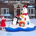 thumbnail image 2 of TwoBees 6FT Giant Christmas Inflatables Outdoor Decorations Polar Bear Fishing with Penguin Blow Up Cute Christmas Decor Built-in LED Xmas Yard Outside Indoor Party Lawn Garden Porch Holiday C108, 2 of 3