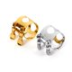 thumbnail image 1 of Double Screws Adjust Nickel Plated Alto Saxophone Mouthpiece Ligature He Qiyong unisex, 1 of 1