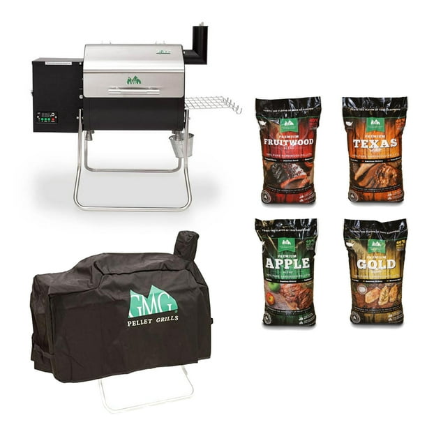 Green Mountain Davy Crockett Wifi Wood Pellet Grill with Cover & Pellet