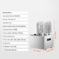 thumbnail image 5 of KFFKFF Glassware Shiner Device, 5-Brush Glass Refining Apparatus, 330 Glassware/Hour Electric Business Glass Shiner for Champagne Flutes, Ale Tumblers, Steins, Ideal for Eatery Tavern Kitchen, 5 of 9