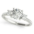 thumbnail image 3 of 2.80 Ct Solitaire Round Real Moissanite Engagement Rings for her Solid 950 Platinum, 3 of 6