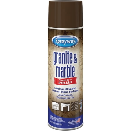 Sprayway Granite & Marble Cleaner Spray, 19 Oz