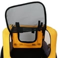 thumbnail image 5 of UPLLX Dog Bike Trailer, Foldable Pet Bicycle Cart w/ Quick Release Wheels & Safety Leash, Yellow, 5 of 7