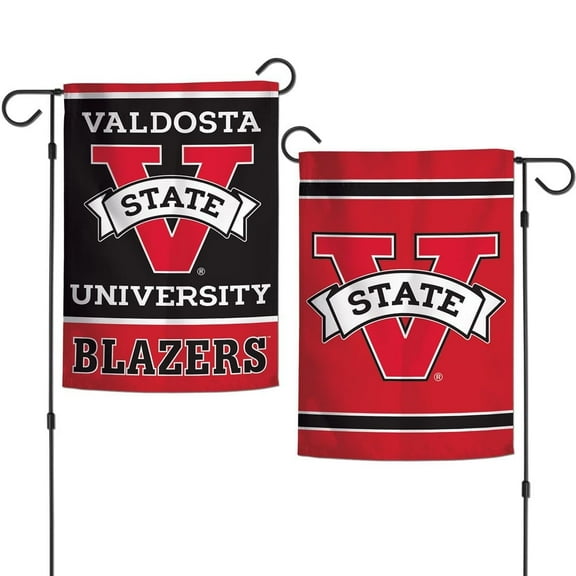 Valdosta State Blazers 12.5” x 18" Double Sided Yard and Garden College Banner Flag Is Printed in the USA