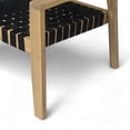 thumbnail image 2 of Maude Classic Outdoor Patio Club Chairs with Rope Weaving, Armchairs with Solid Wood Frame, Black, Set of 2, 2 of 13