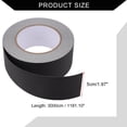 thumbnail image 4 of Cinta de reparación de lona Unique Bargains Weatherstrip 0.12mm Cinta de reparación de automóvil Tela de acetato 1.97"x98.43ft Negra 1 Pc, 4 of 6