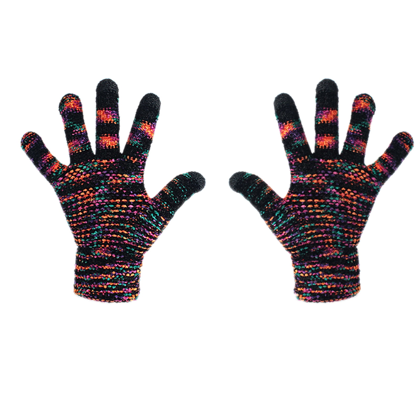 OAVQHLG3B Gloves Non-slip Touchscreen Gloves Women Winter Knitted Warm Gloves Women